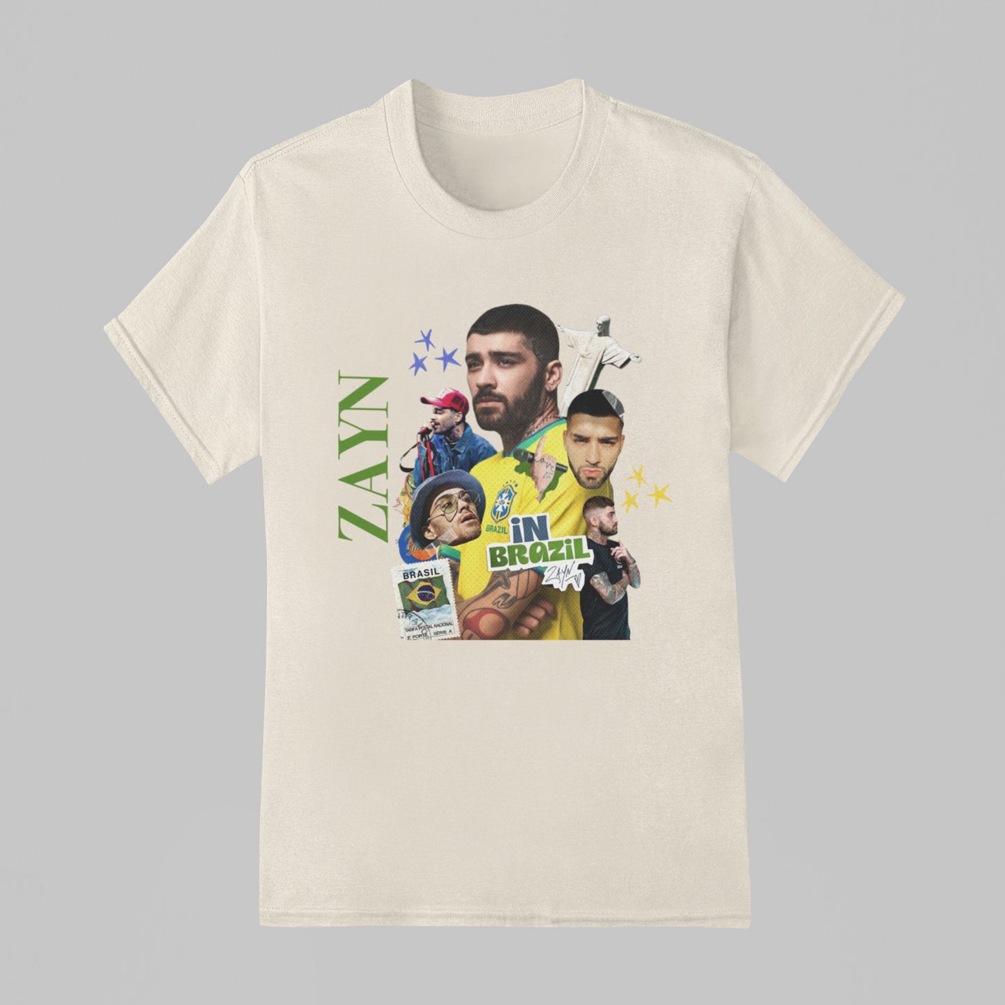 Camiseta Básica Zayn Malik Live In Brazil