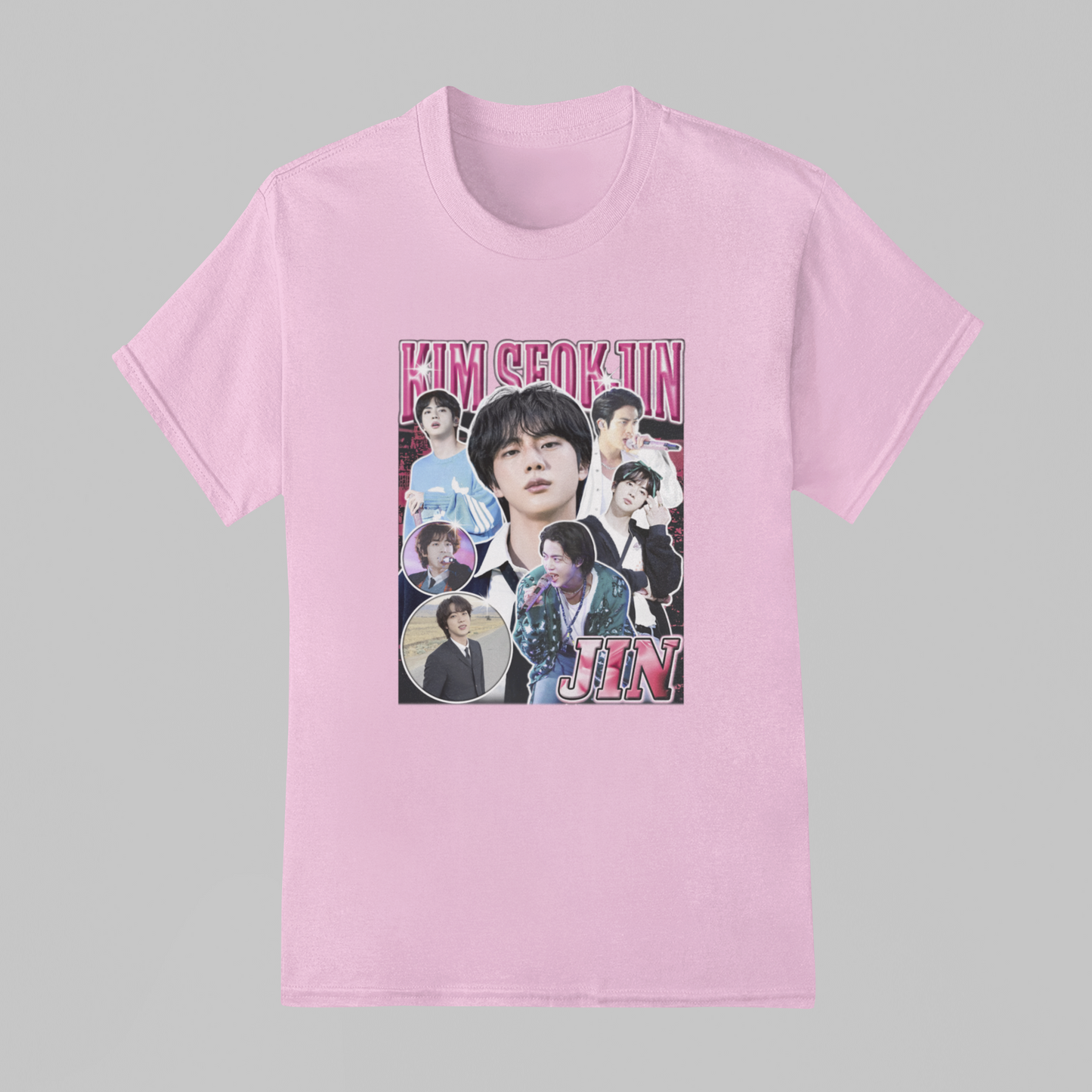 Camiseta Básica BTS Jin Graphic