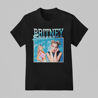 Camiseta Básica Britney Spears Cantora