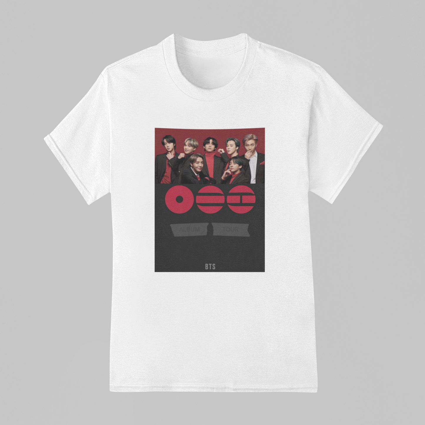 Camiseta Básica BTS New Album Tour