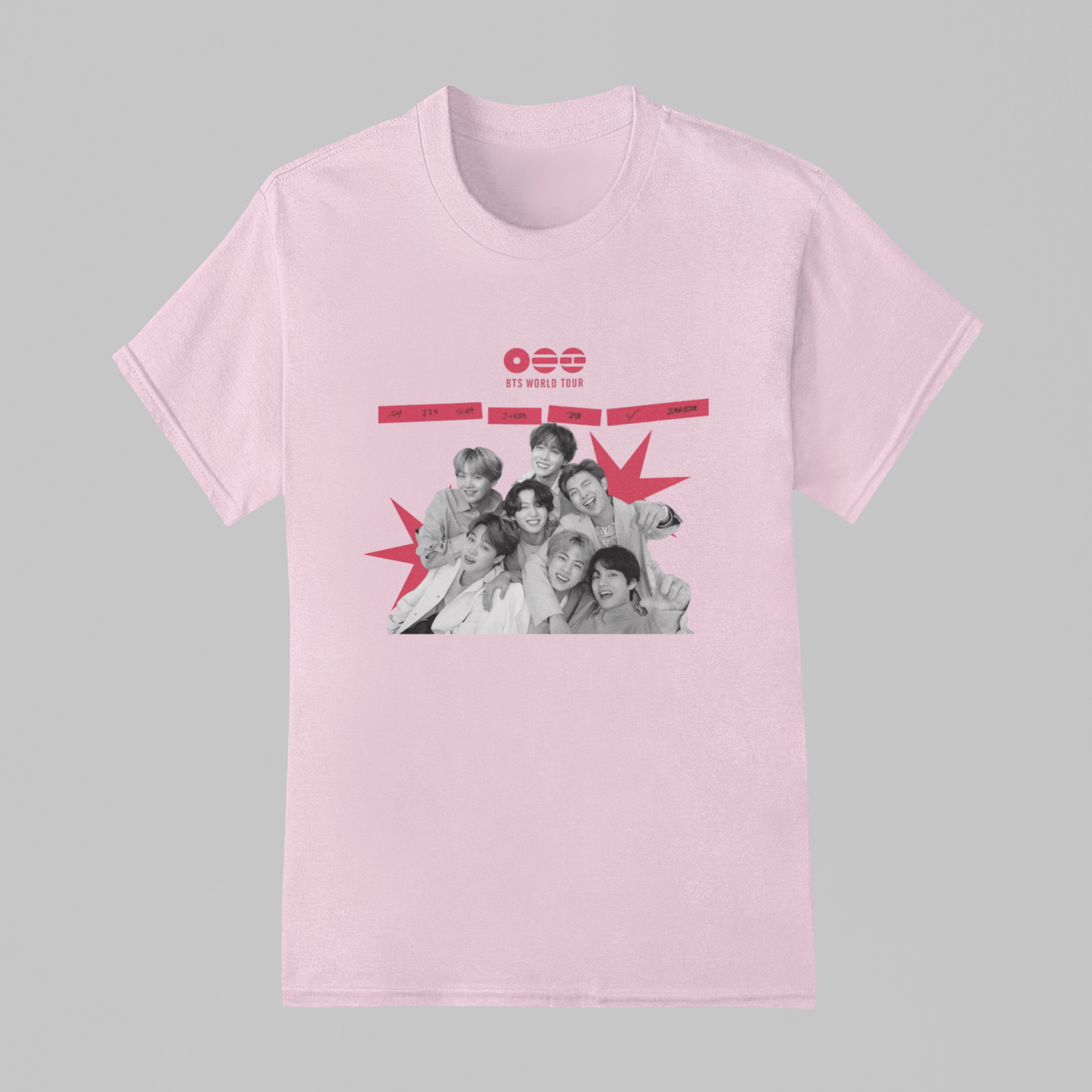 Camiseta Básica BTS W.T 26