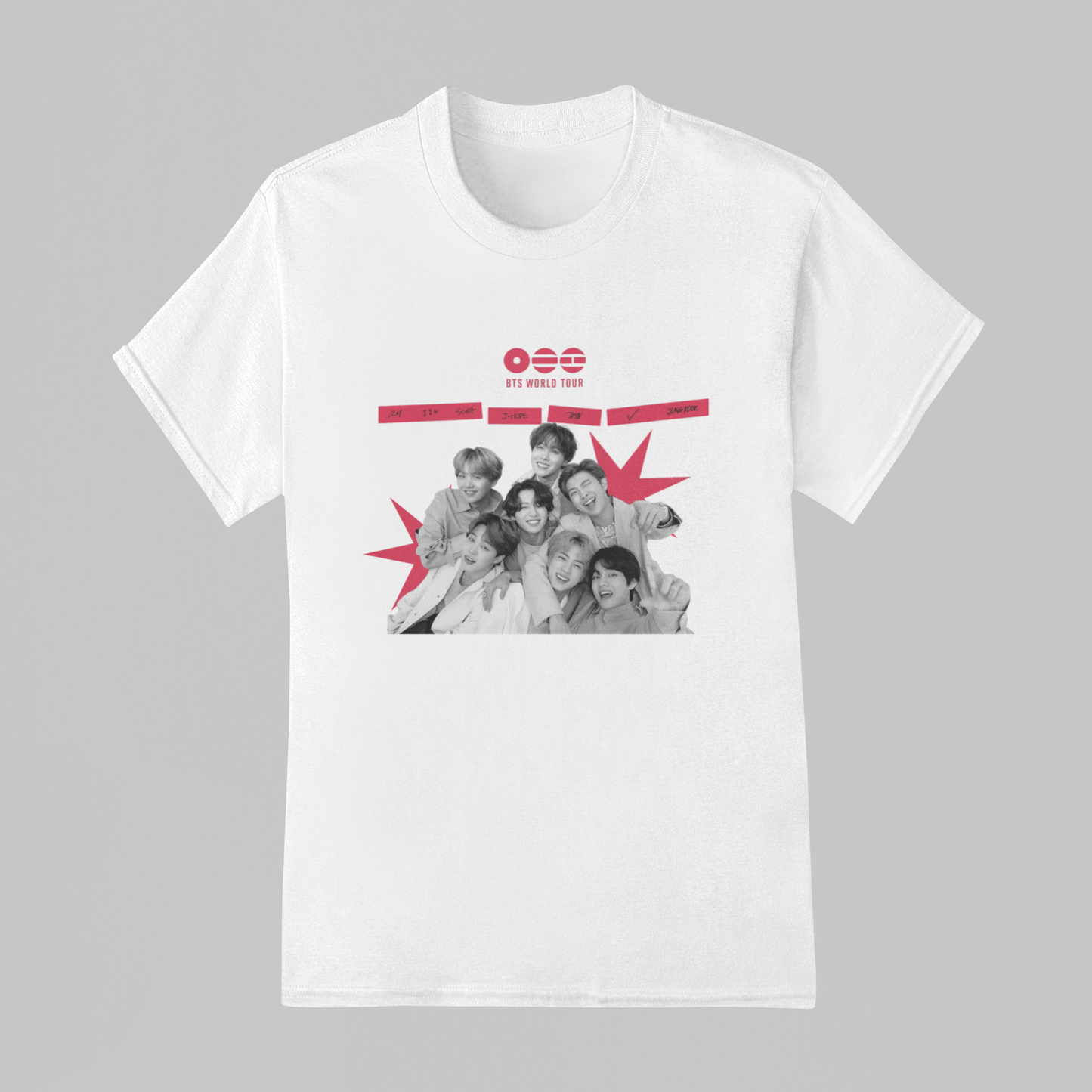 Camiseta Básica BTS W.T 26