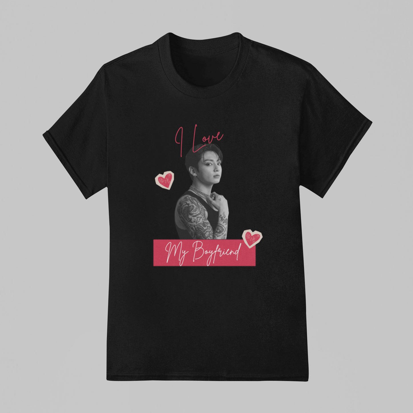 Camiseta Básica BTS Boyfriend Jungkook