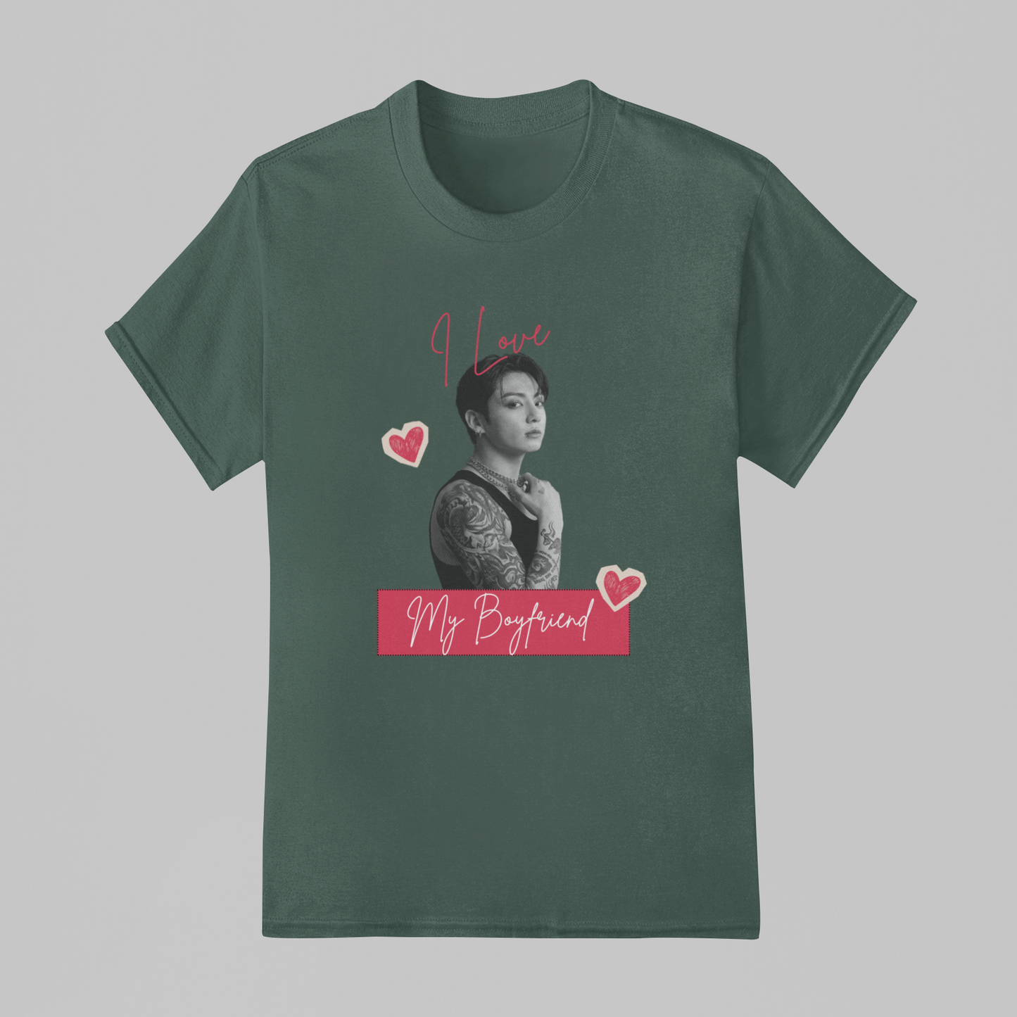 Camiseta Básica BTS Boyfriend Jungkook