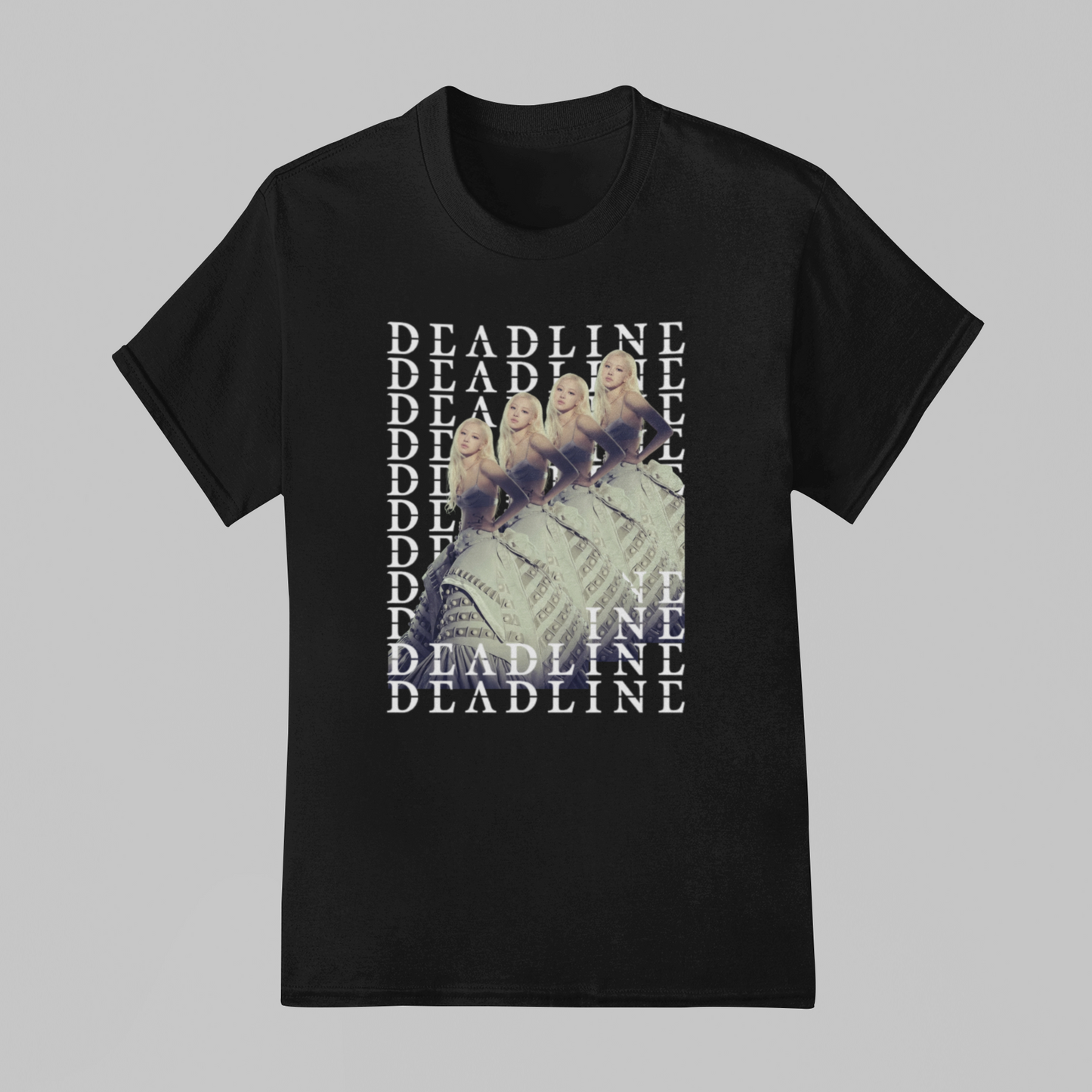 Camiseta Básica Blackpink Rosé Deadline