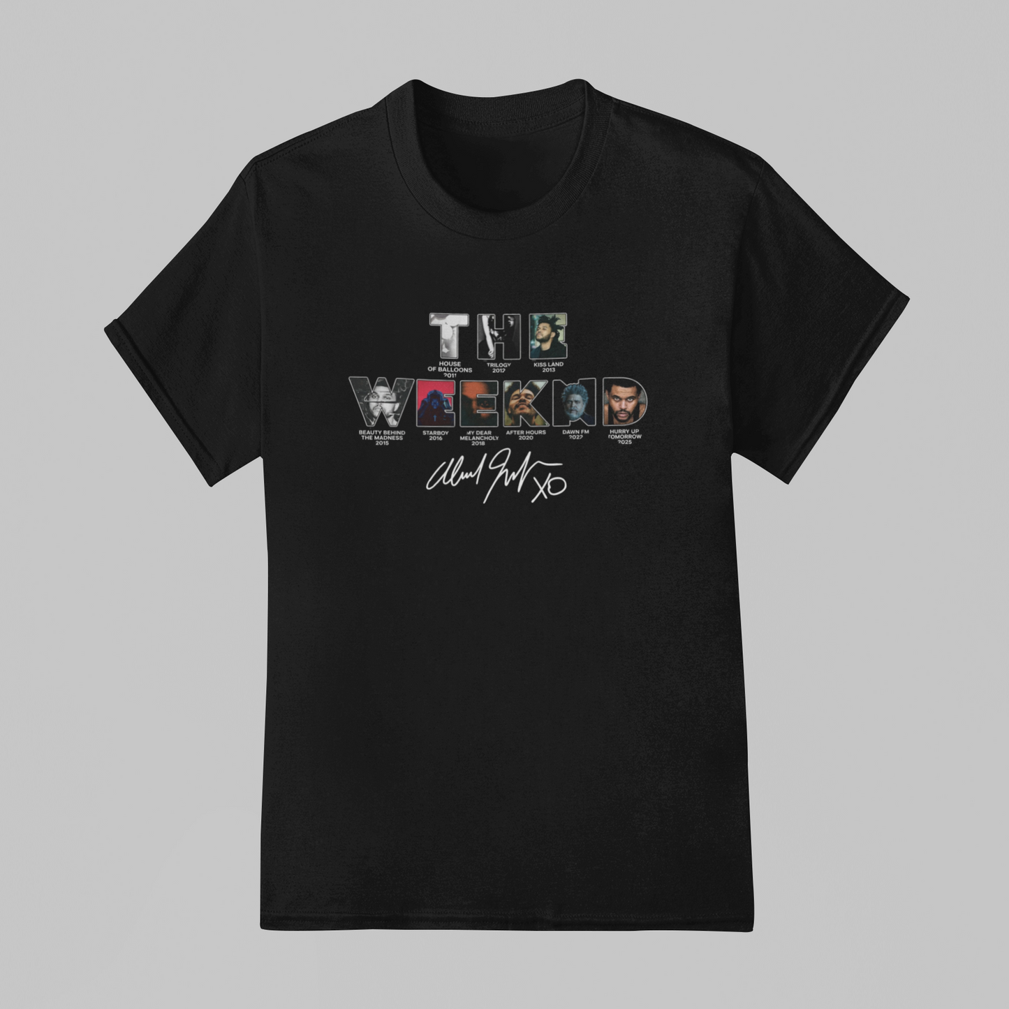 Camiseta Básica The Weeknd Collab Albuns