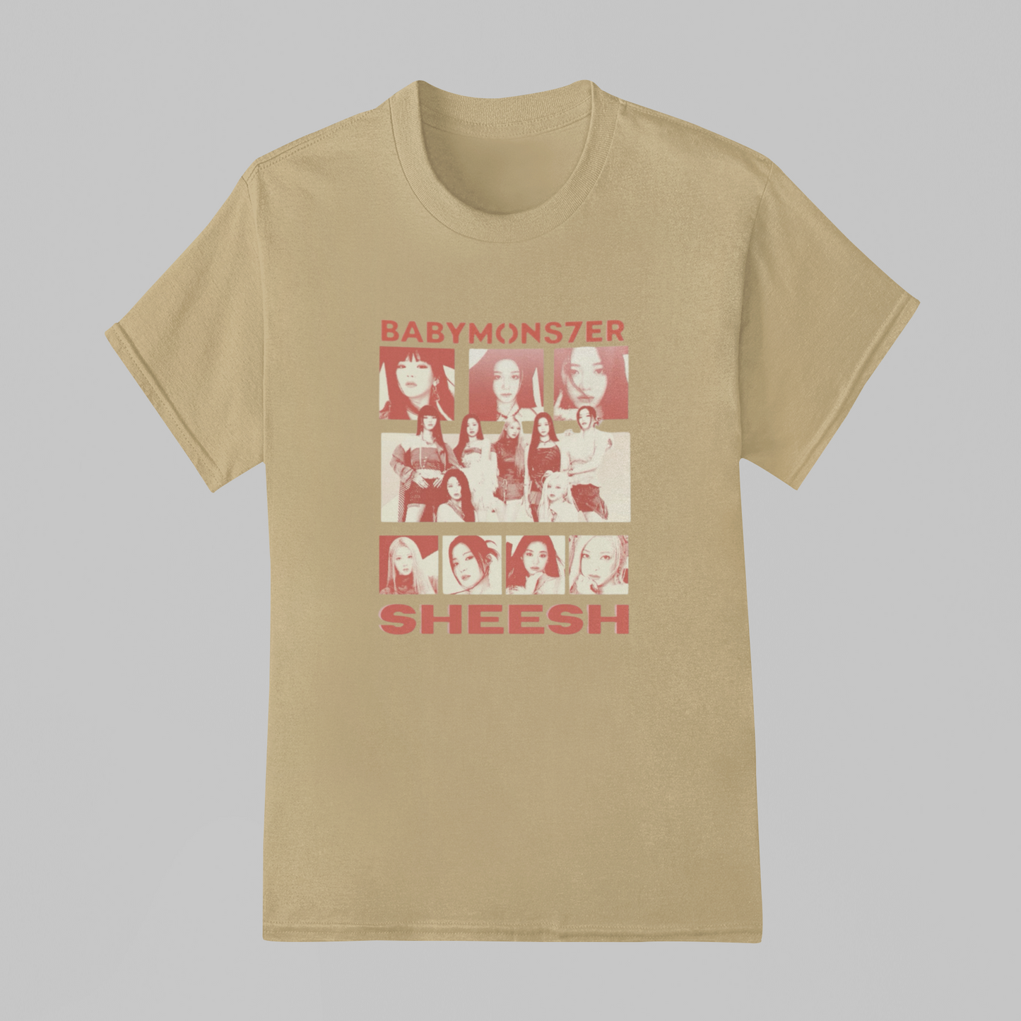 Camiseta Básica Babymonster Sheesh