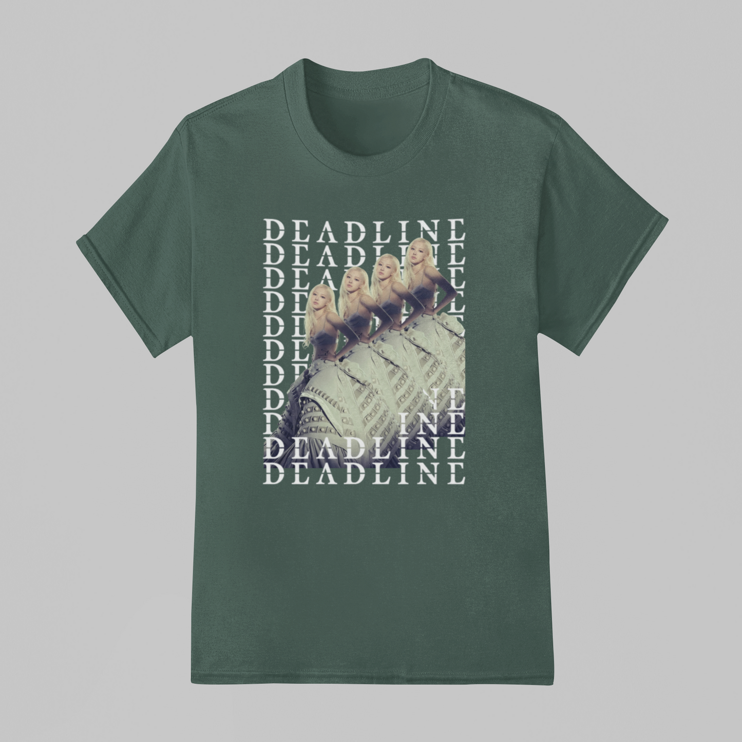 Camiseta Básica Blackpink Rosé Deadline