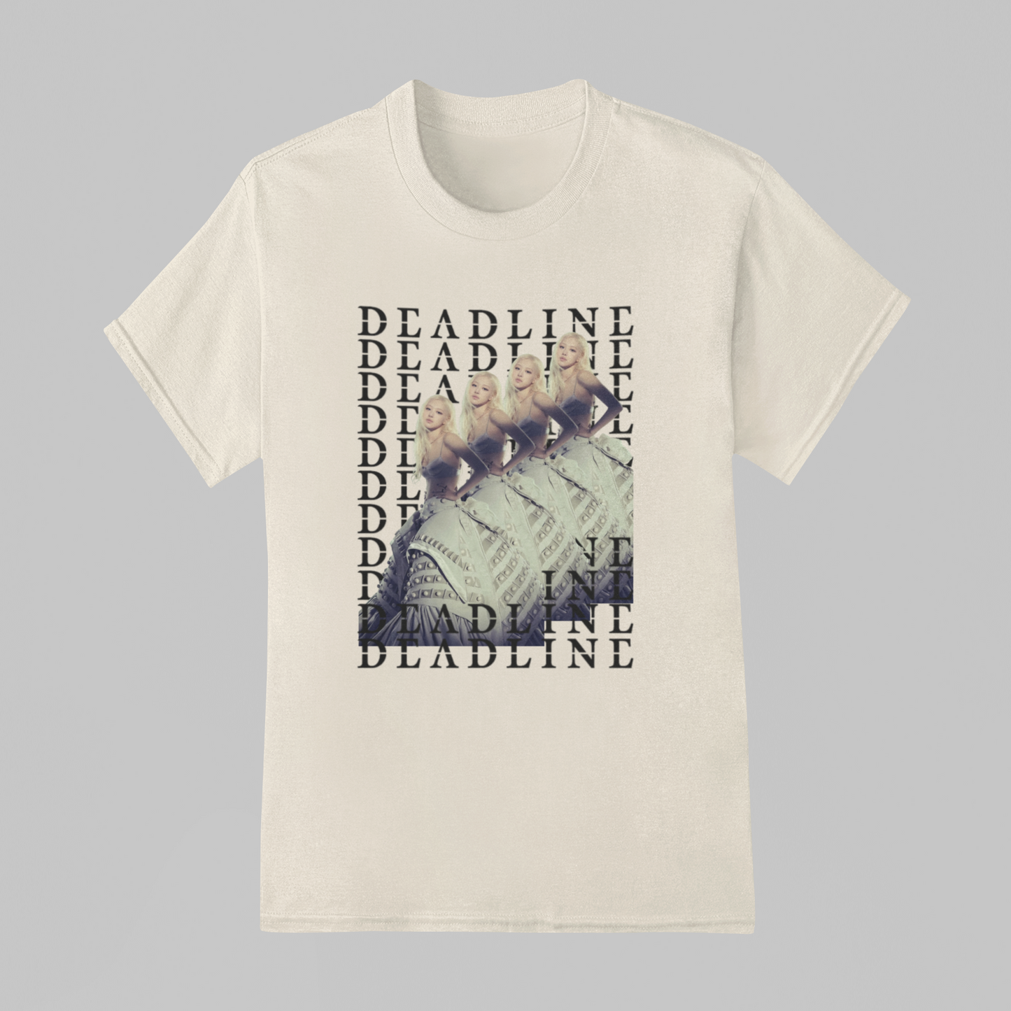 Camiseta Básica Blackpink Rosé Deadline