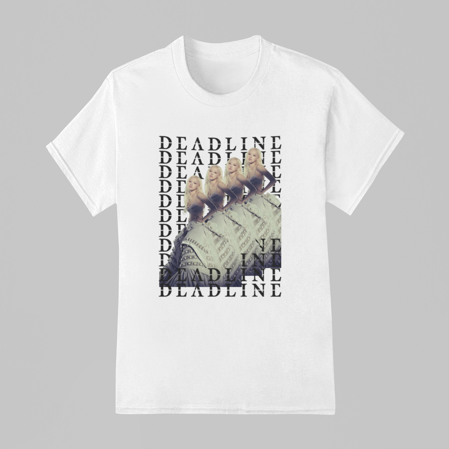 Camiseta Básica Blackpink Rosé Deadline