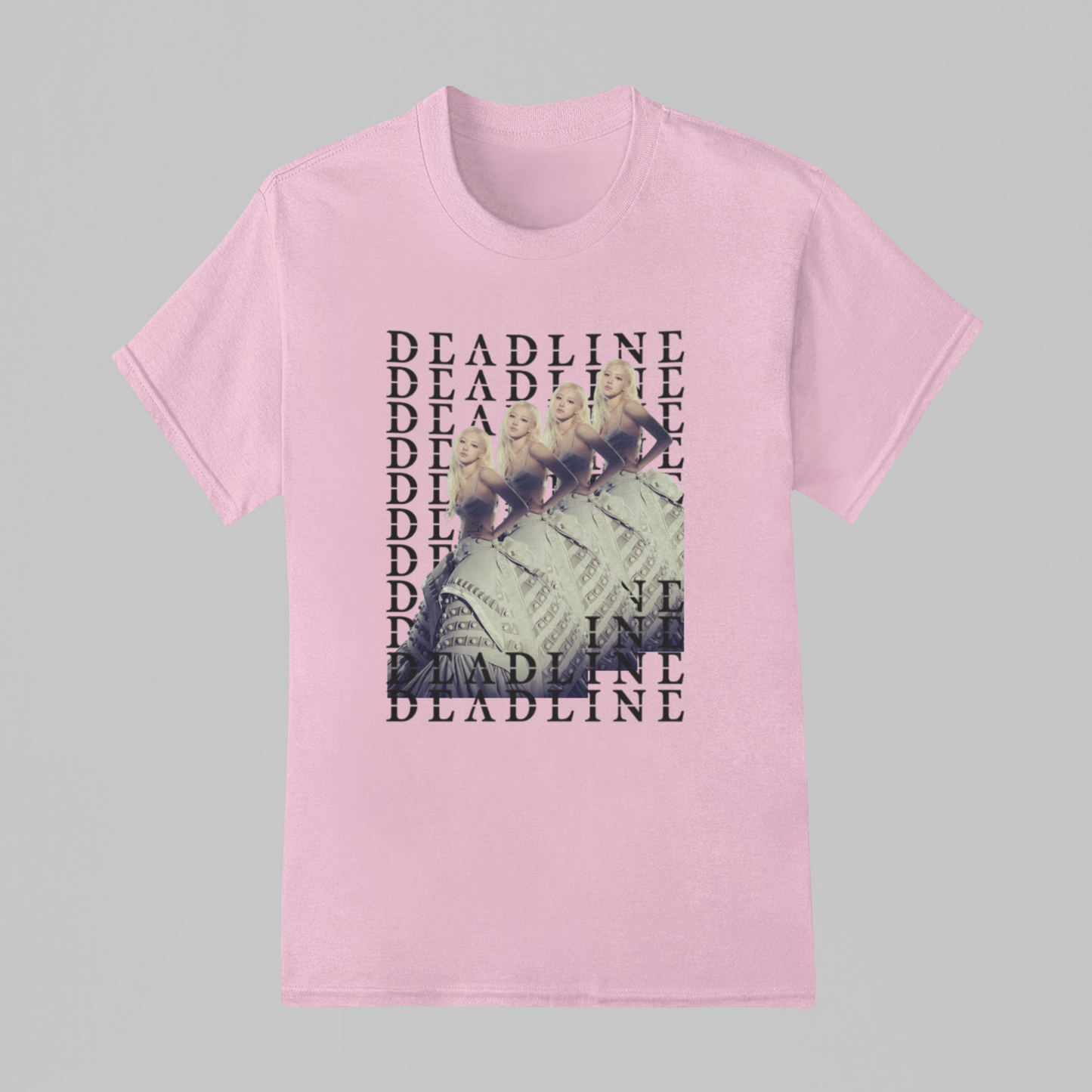 Camiseta Básica Blackpink Rosé Deadline