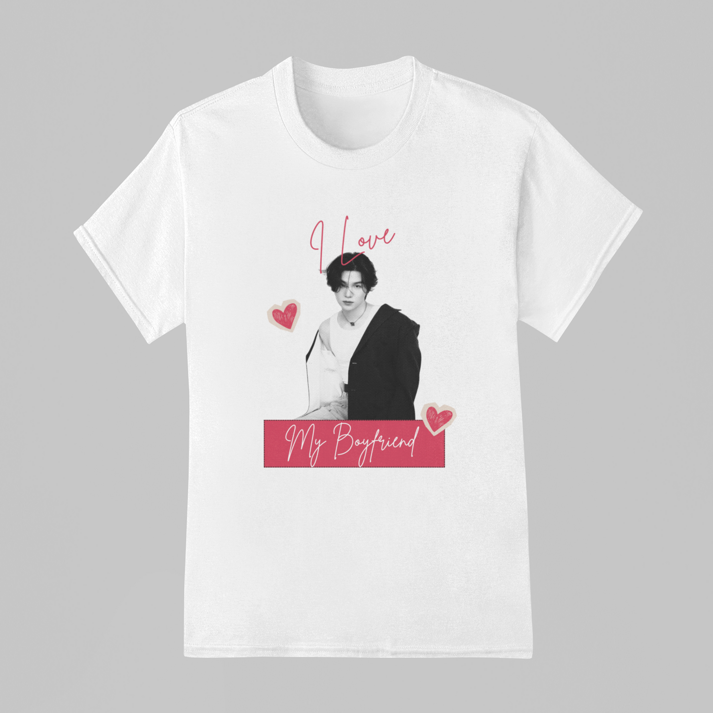 Camiseta Básica BTS Boyfriend Suga