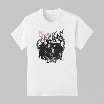 Camiseta Básica Stray Kids Y2K Group