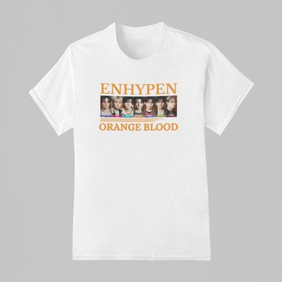 Camiseta Básica Enhypen Orange Blood