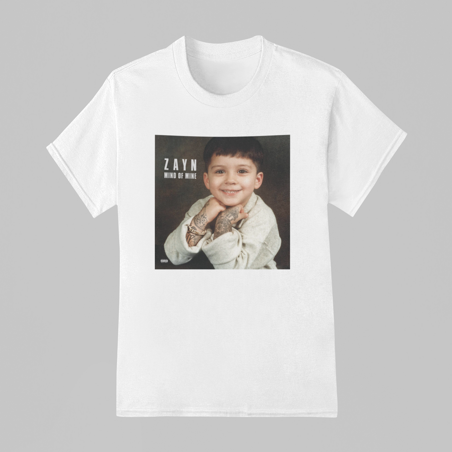 Camiseta Básica Zayn Malik Mind Of Mine