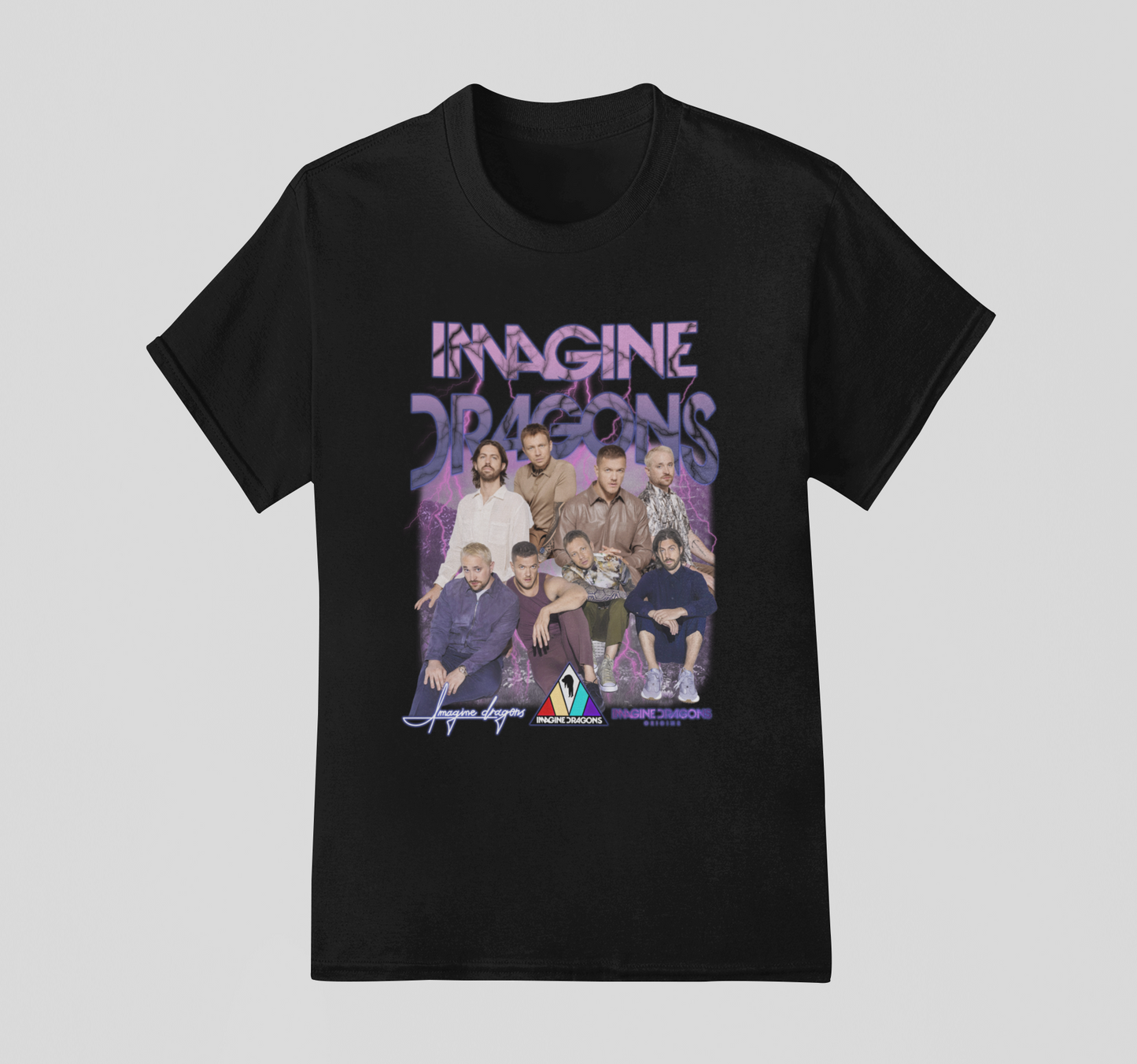 Camiseta Básica Imagine Dragons Collab Aesthetic