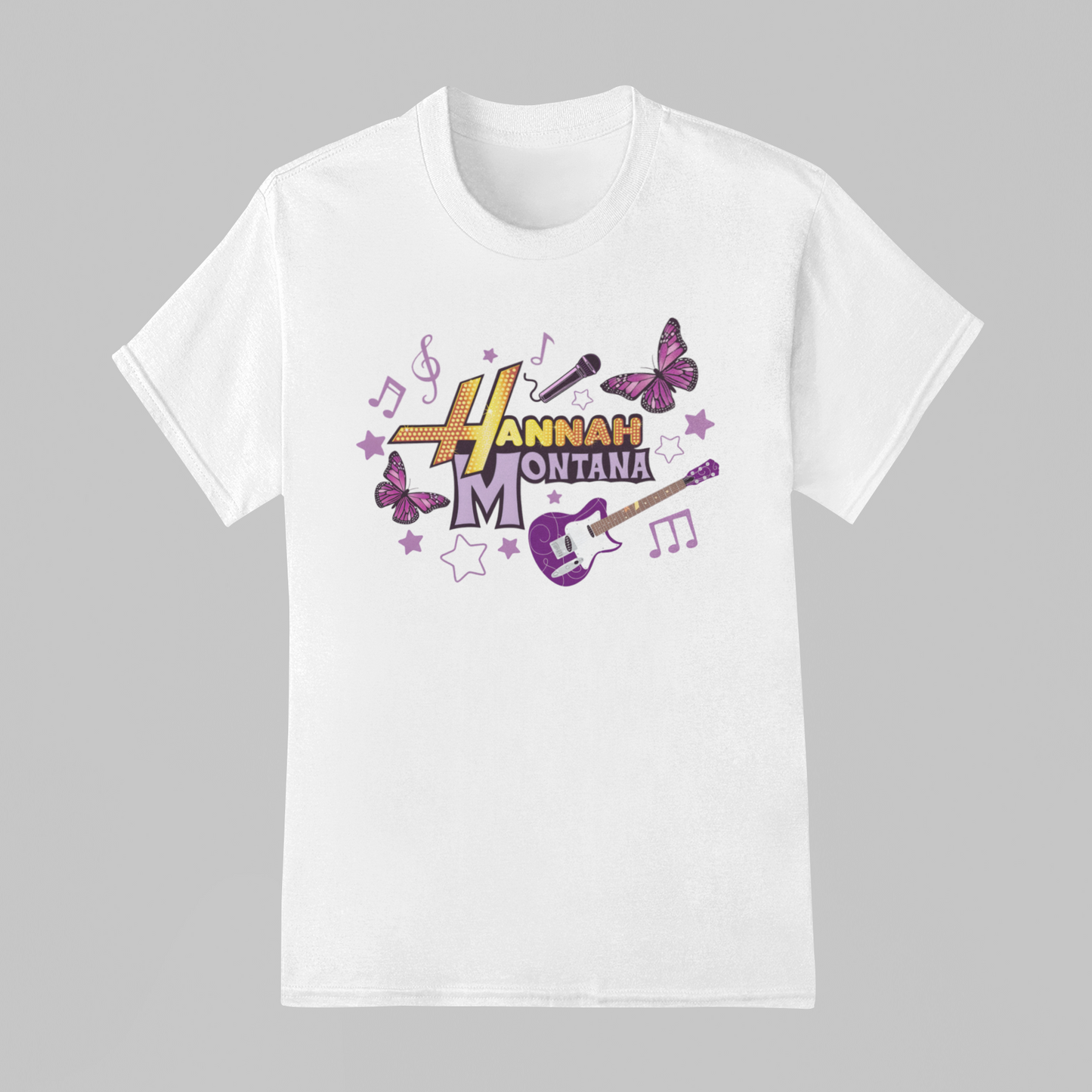 Camiseta Básica Hannah Montana Logo