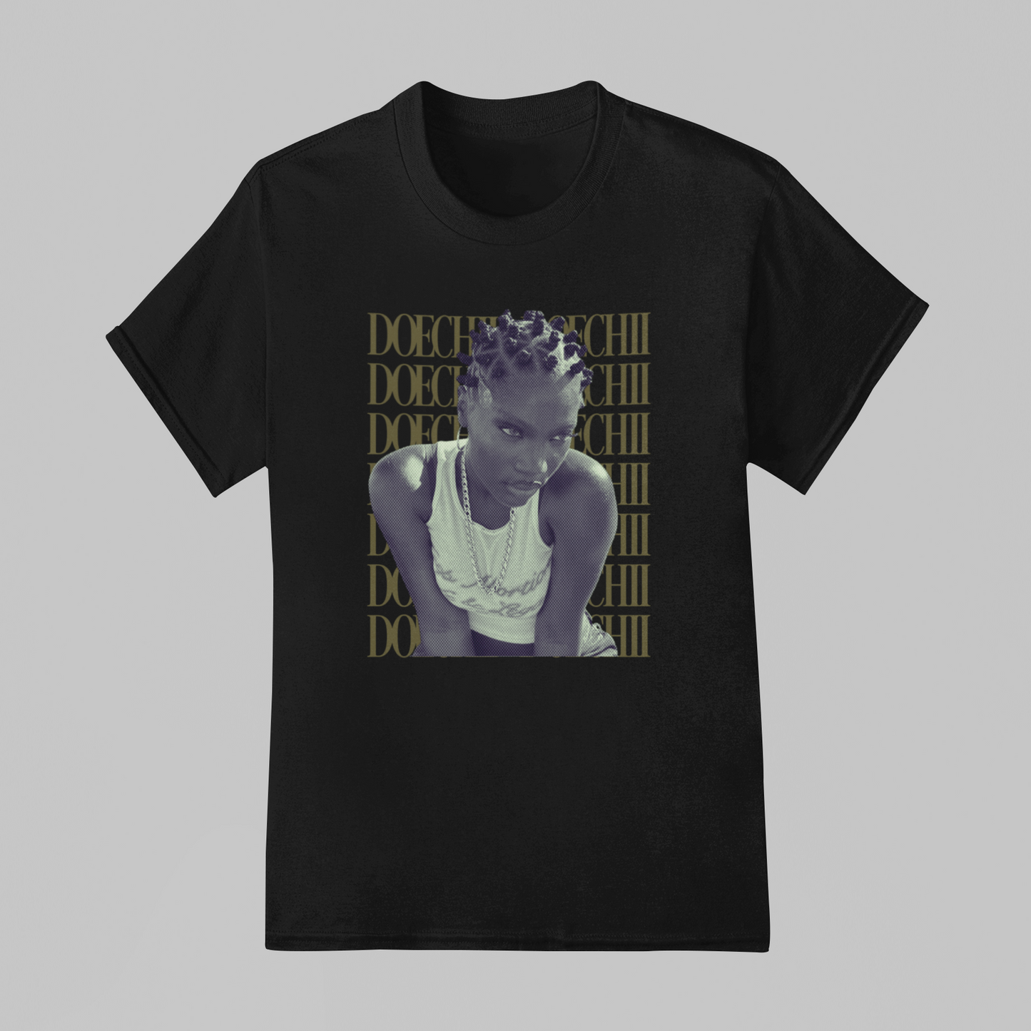 Camiseta Básica Doechii Photo Name