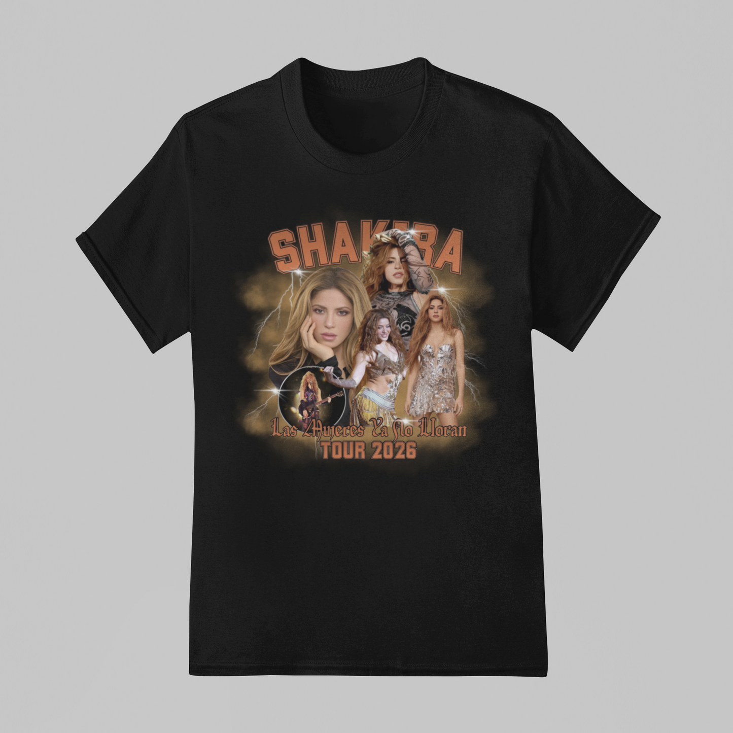 Camiseta Básica Shakira Collage 2026