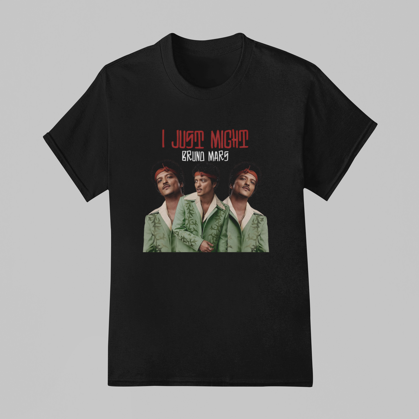 Camiseta Básica Bruno Mars I Just Might