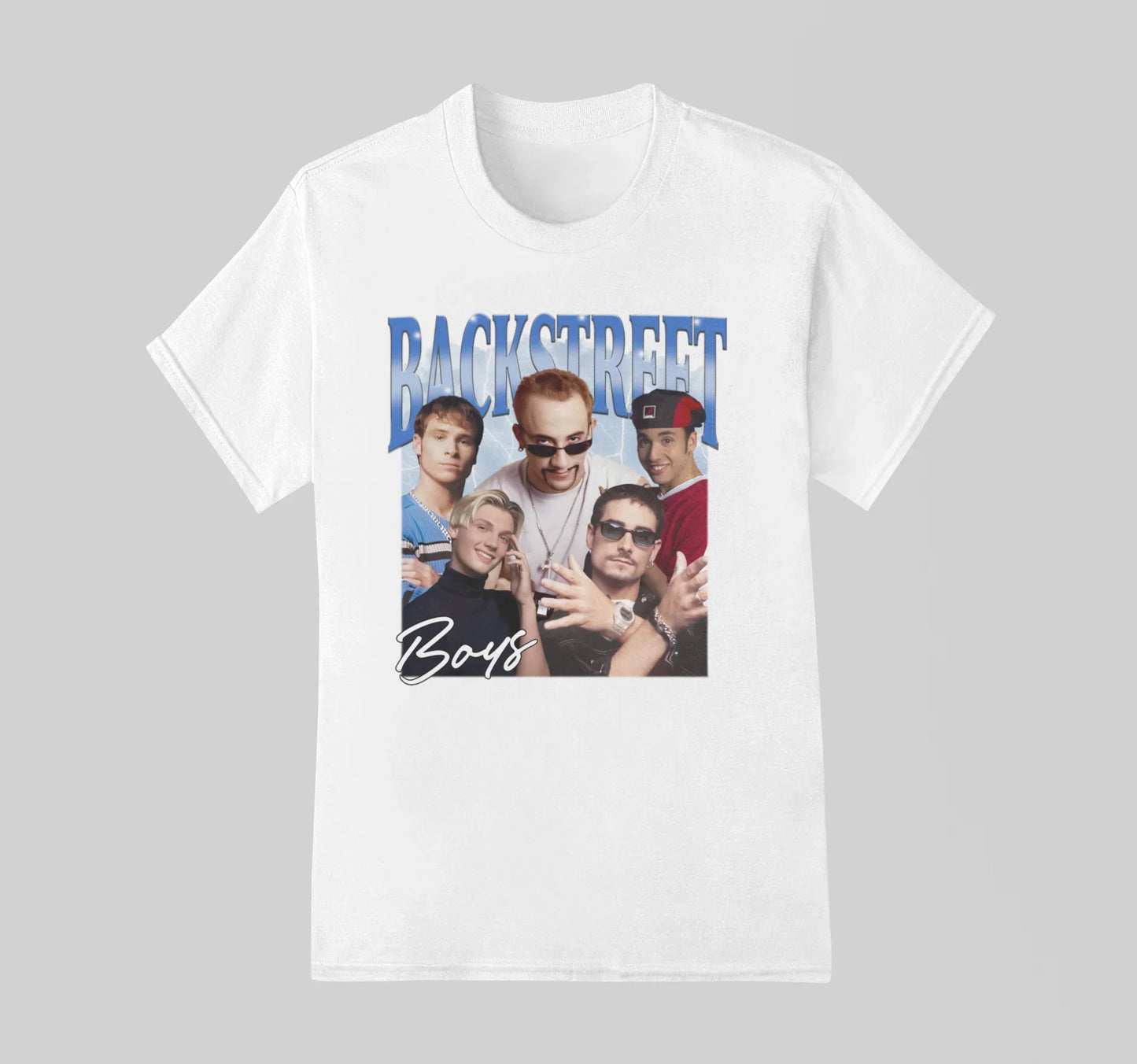 Camiseta Básica Backstreet Boys Graphic Aesthetic