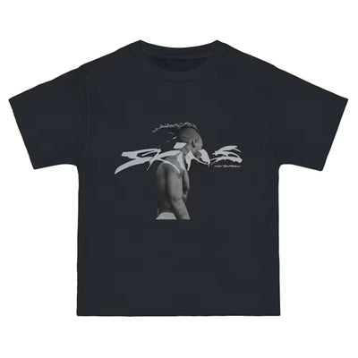 Camiseta Básica Xxxtentacion Skins-PRETO