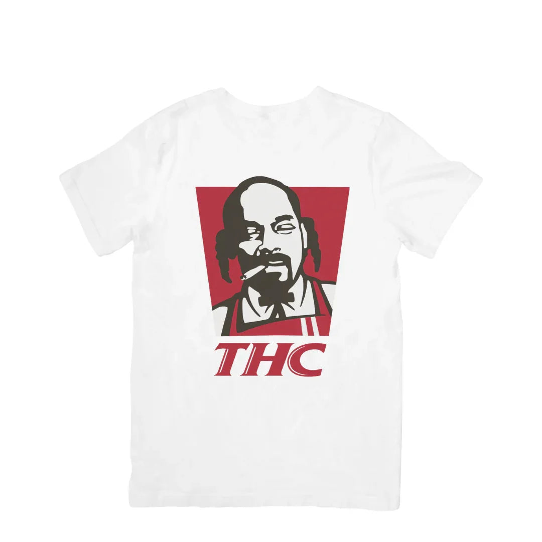 Camiseta Básica Snoop Dogg Smoke Branco