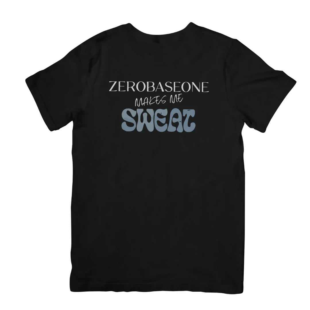 Camiseta Básica Zerobaseone Sweat-PRETO