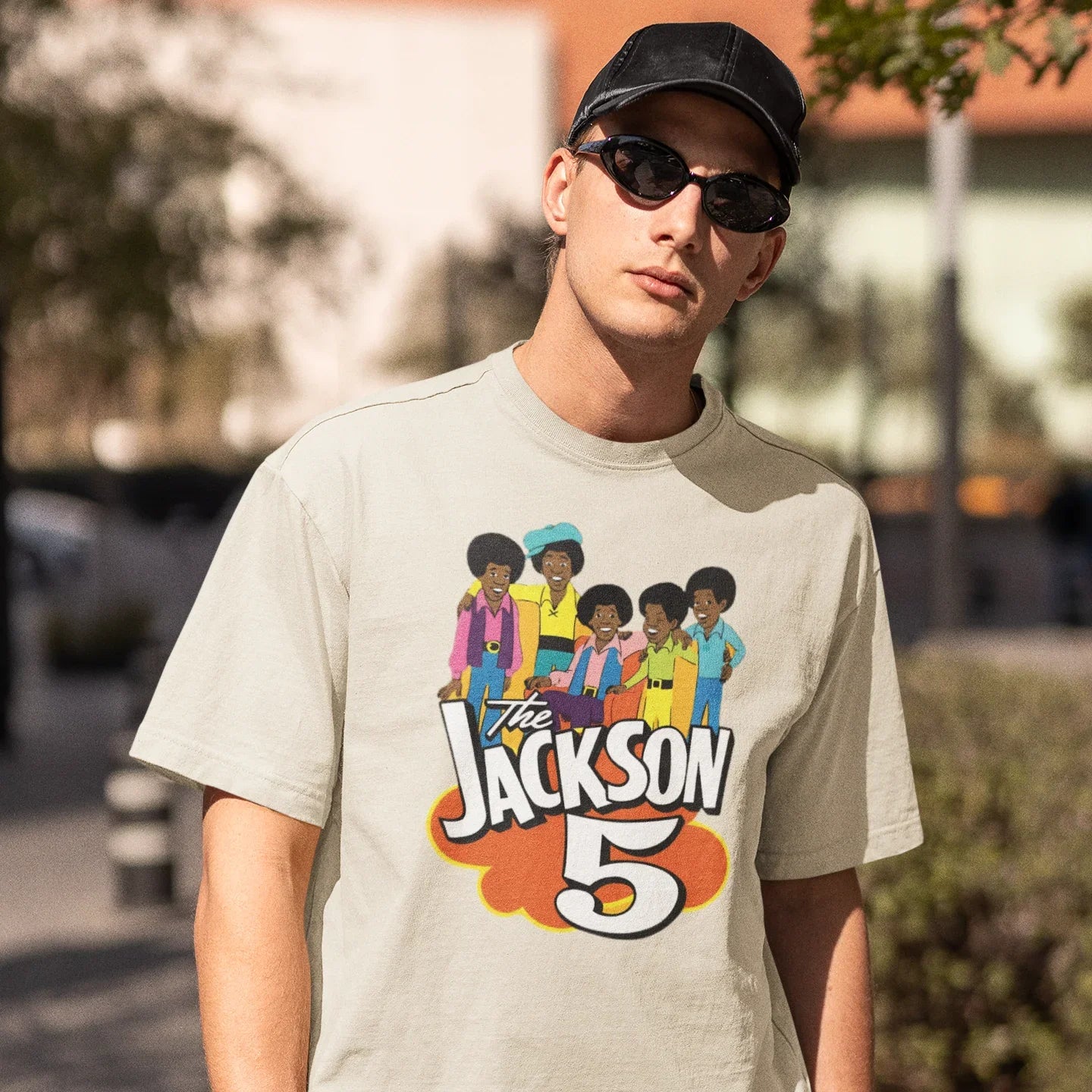 Camiseta Básica Michael Jackson The Jackson Five