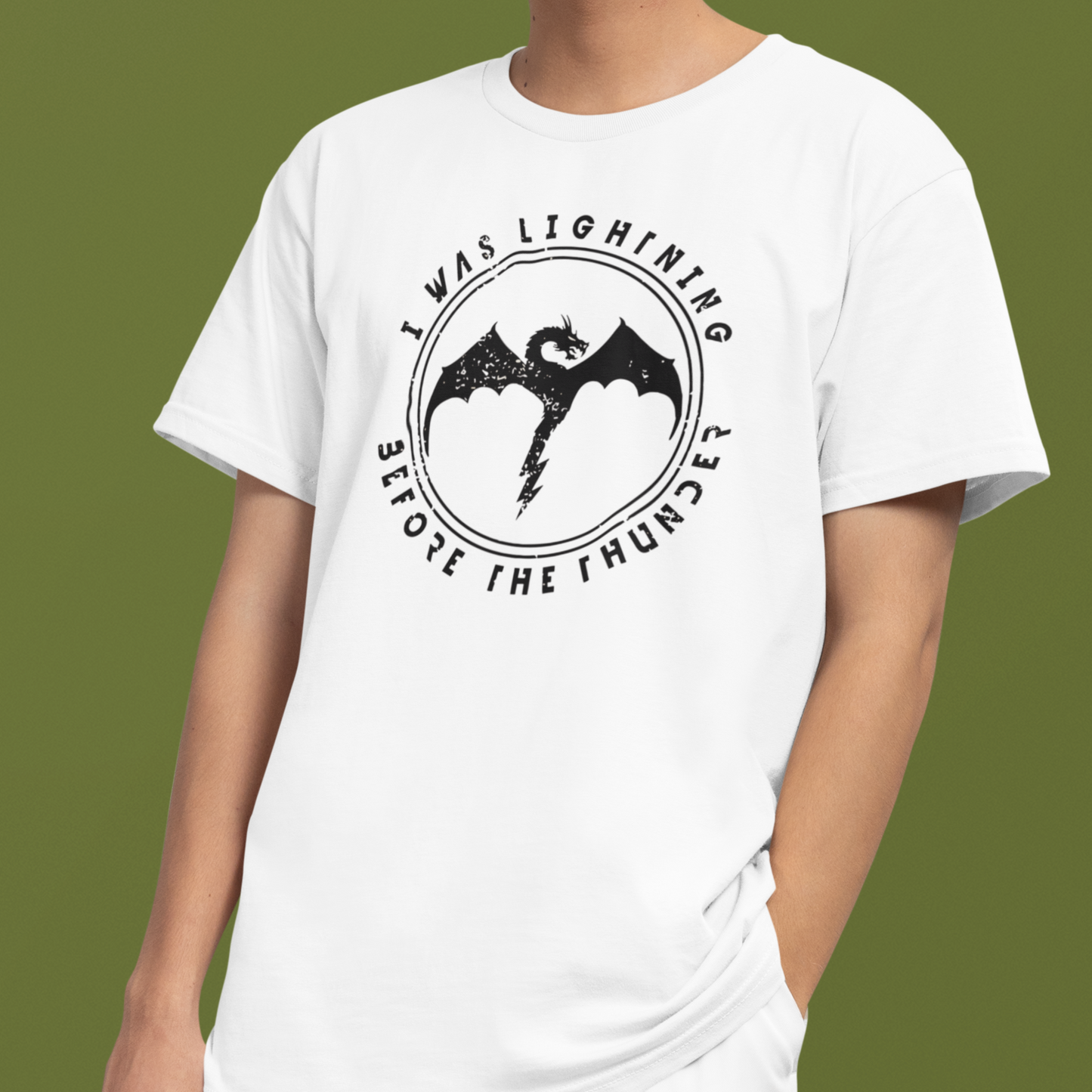 Camiseta Básica Imagine Dragons Thunder Evolve Tour Vintage