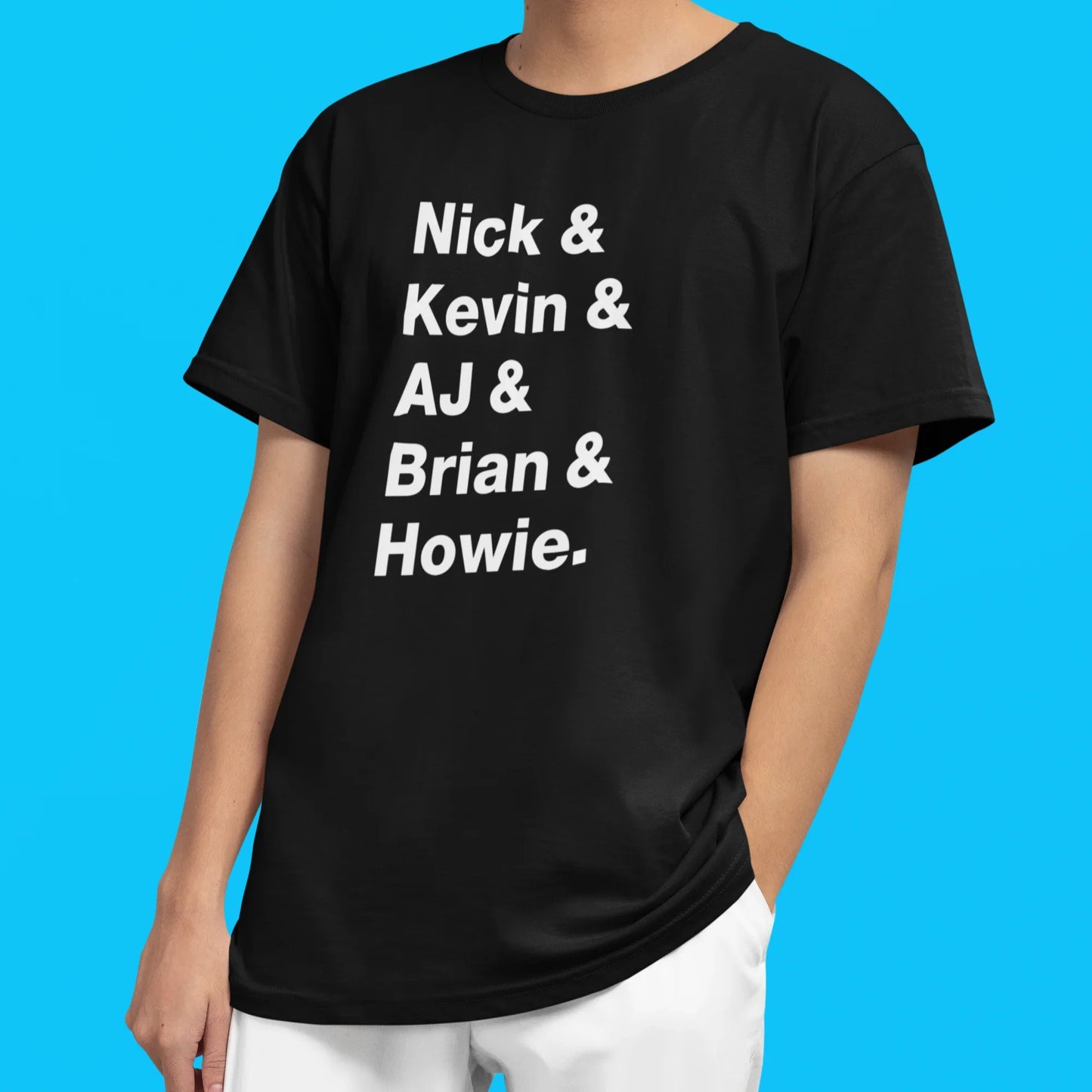 Camiseta Básica Backstreet Boys Names