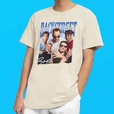 Camiseta Básica Backstreet Boys Graphic Aesthetic