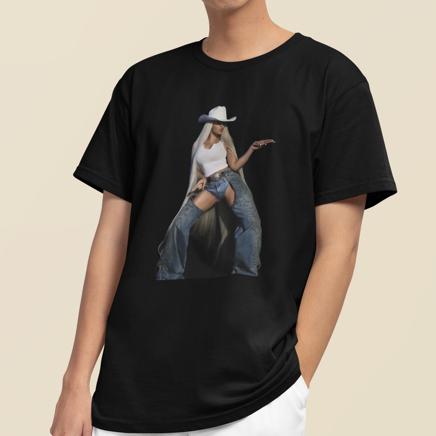 Camiseta Básica Beyonce Country Music