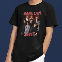 Camiseta Básica BTS Bangtan Boys Graphic