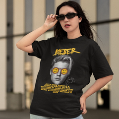 Camiseta Básica Justin Bieber Drew History