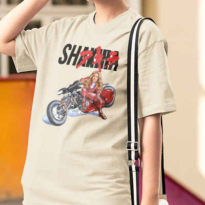 Camiseta Básica Shakira Anime Style