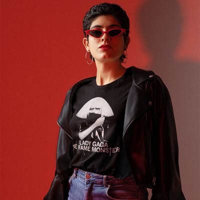 Camiseta Básica Lady Gaga The Fame Monster