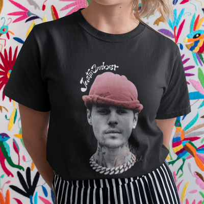 Camiseta Básica Justin Bieber Fashion