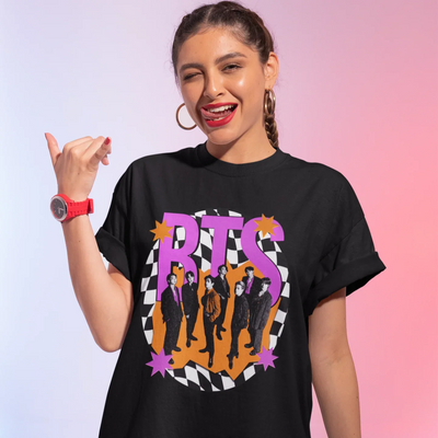 Camiseta Básica BTS Colorfull