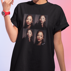 Camiseta Básica Ariana Grande Photos Halftone