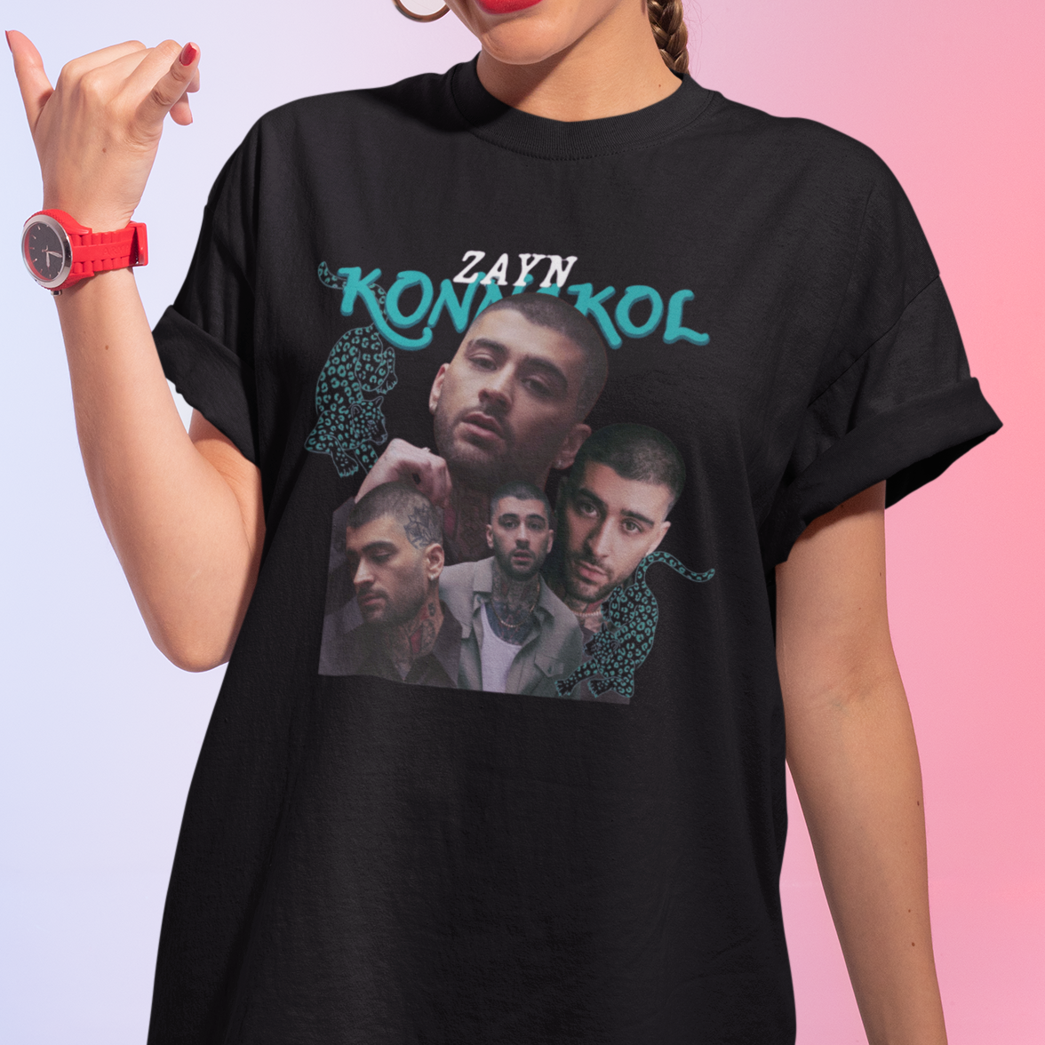 Camiseta Básica Zayn Malik Elements Album