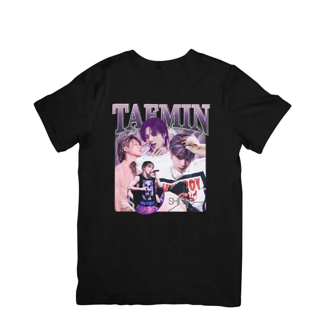 Camiseta Básica Shinee Taemin - preto