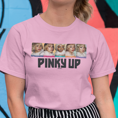 Camiseta Básica Katseye Collab Pinky Up