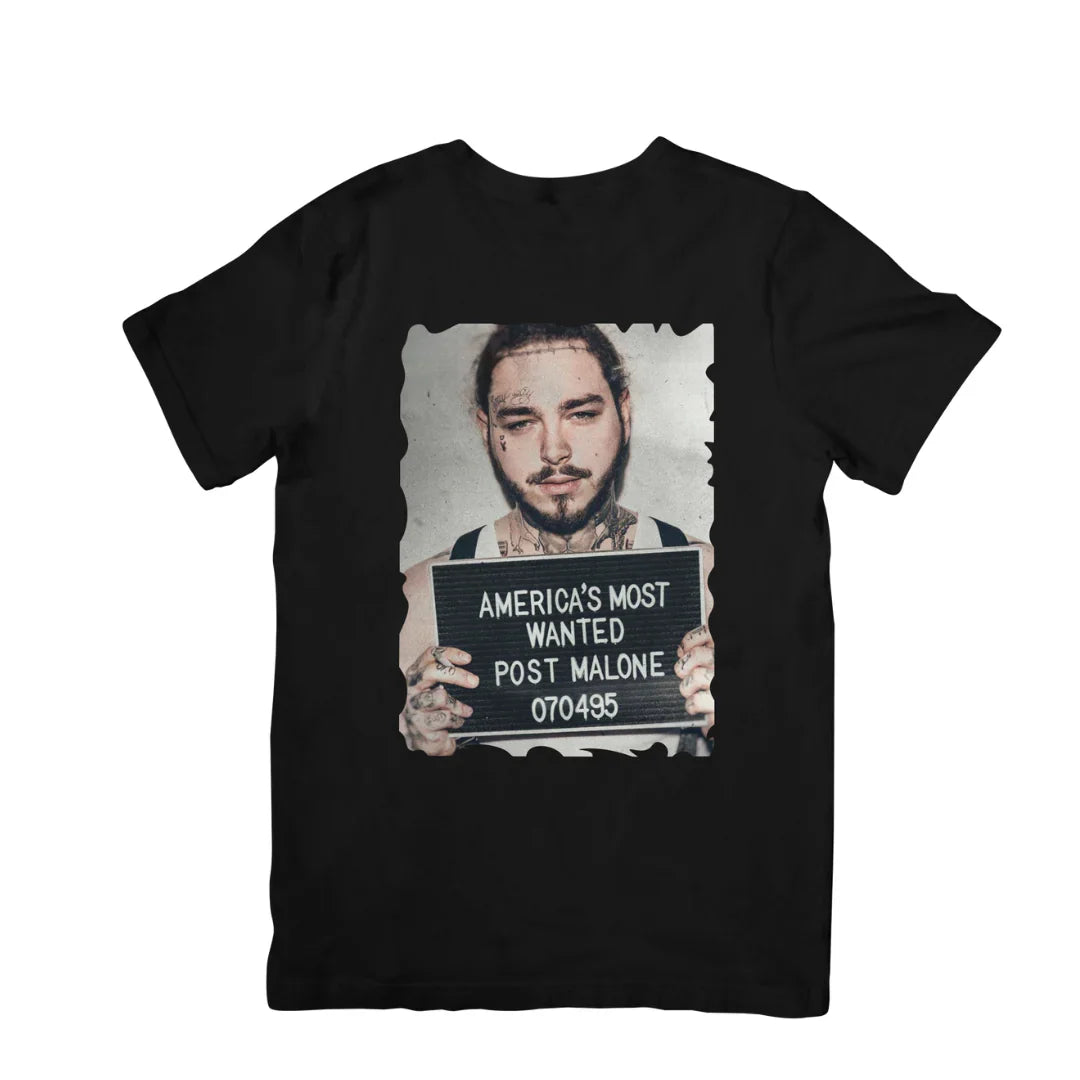 Camiseta Básica America's Most Wanted Post Malone
