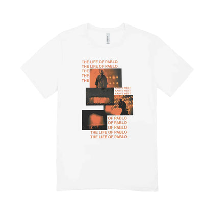 Camiseta Básica Kanye West The Life Of Pablo Branco
