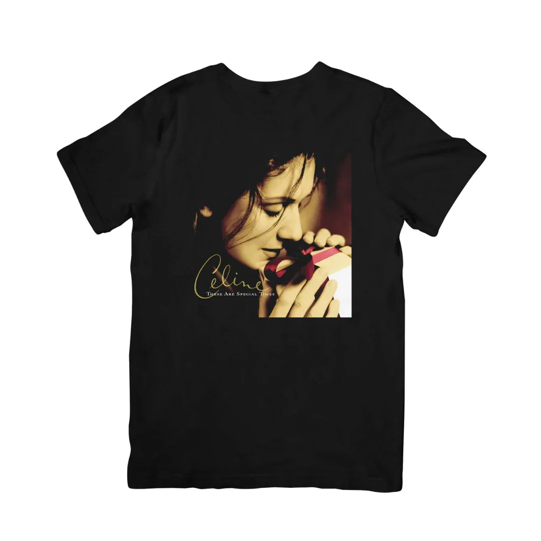 Camiseta Básica Céline Dion These Are Special Times Preto