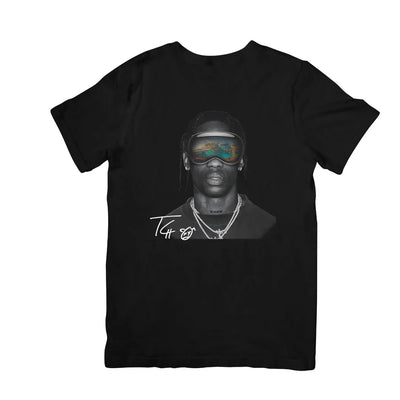 Camiseta Básica Travis Scott Lookstyle Preto