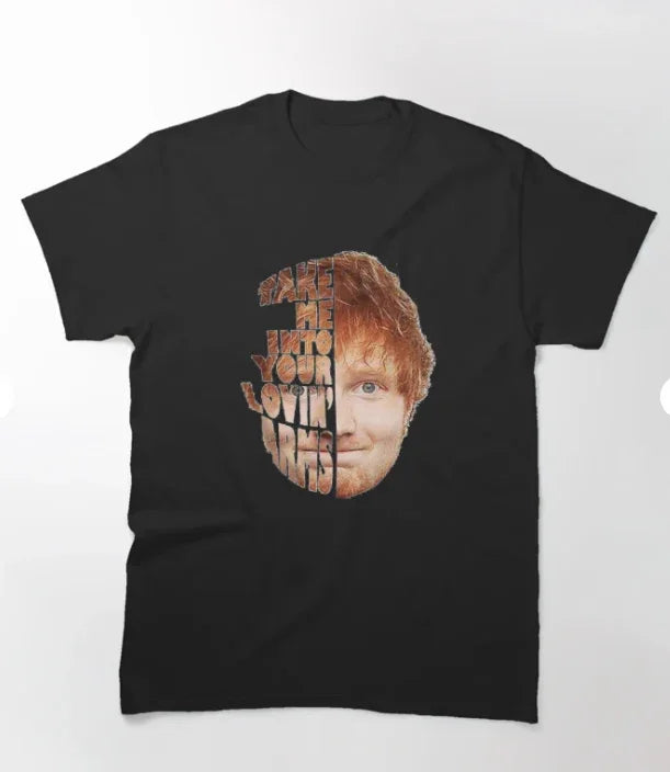 Camiseta Básica Ed Sheeran TMIYLA Preto