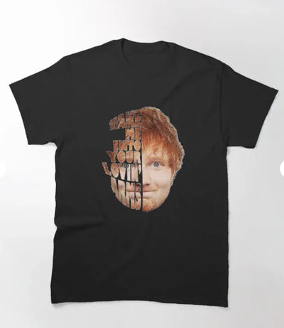Camiseta Básica Ed Sheeran TMIYLA Preto