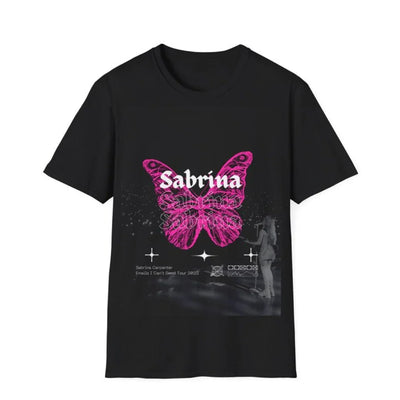 Camiseta Básica Sabrina Carpenter Tour Graphic Preto